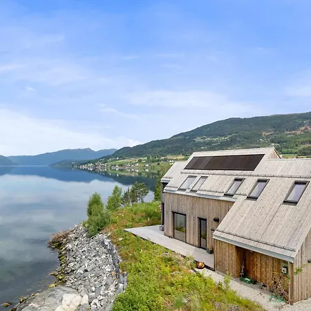 Modern House By The Fjord In Sandane, Nordfjord.
