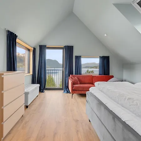 Modern House By The Fjord In Sandane, Nordfjord. Villa Sandane