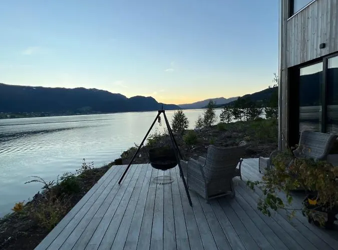 Modern House By The Fjord In Sandane, Nordfjord. Villa *