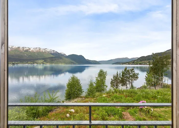 Modern House By The Fjord In Sandane, Nordfjord. *