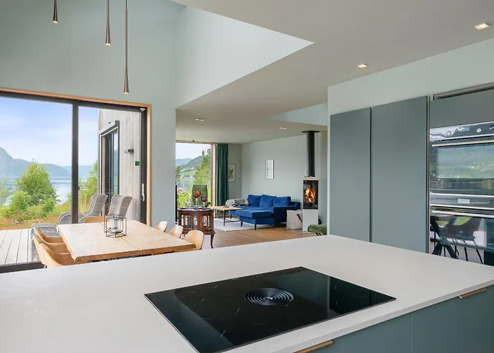 Modern House By The Fjord In Sandane, Nordfjord. Villa *