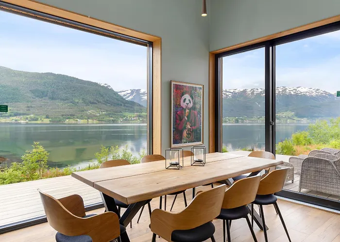 Villa Modern House By The Fjord In Sandane, Nordfjord. Sandane