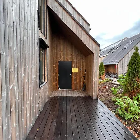别墅 Modern House By The Fjord In Sandane, Nordfjord. 桑讷